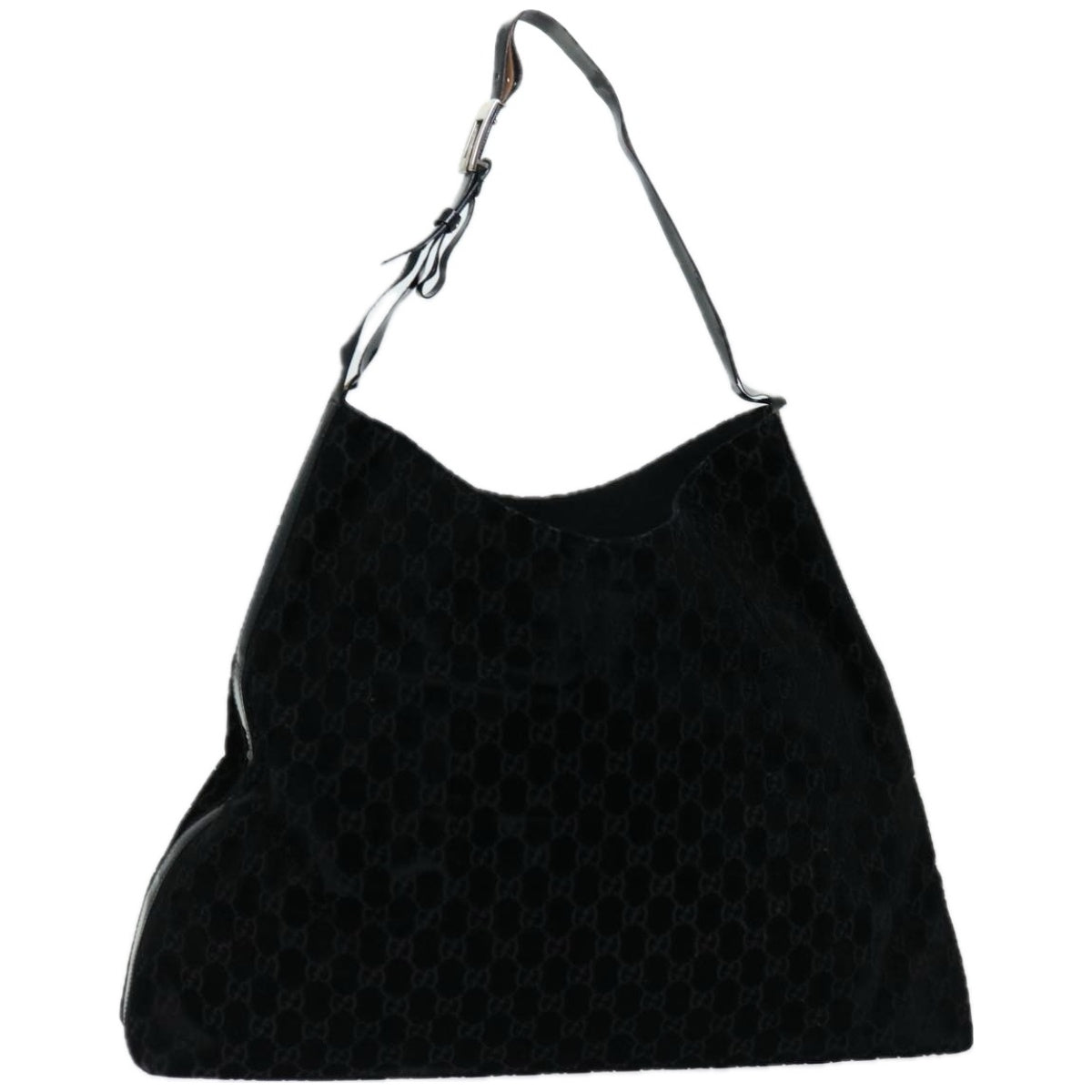 GUCCI GG Canvas Shoulder Bag Black  66954