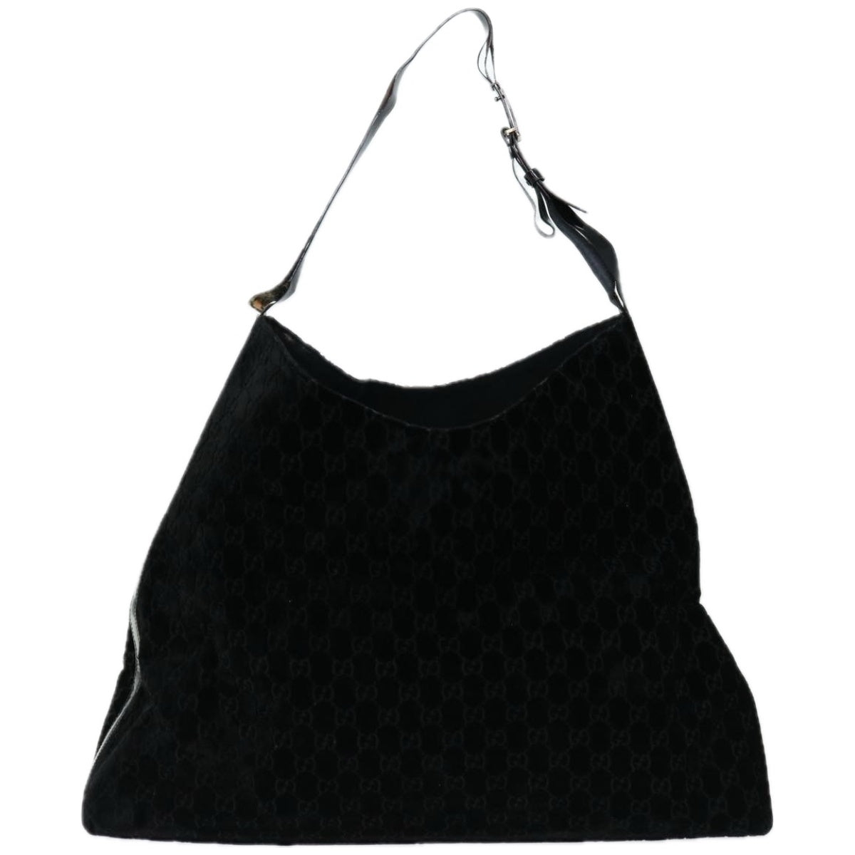 GUCCI GG Canvas Shoulder Bag Black  66954