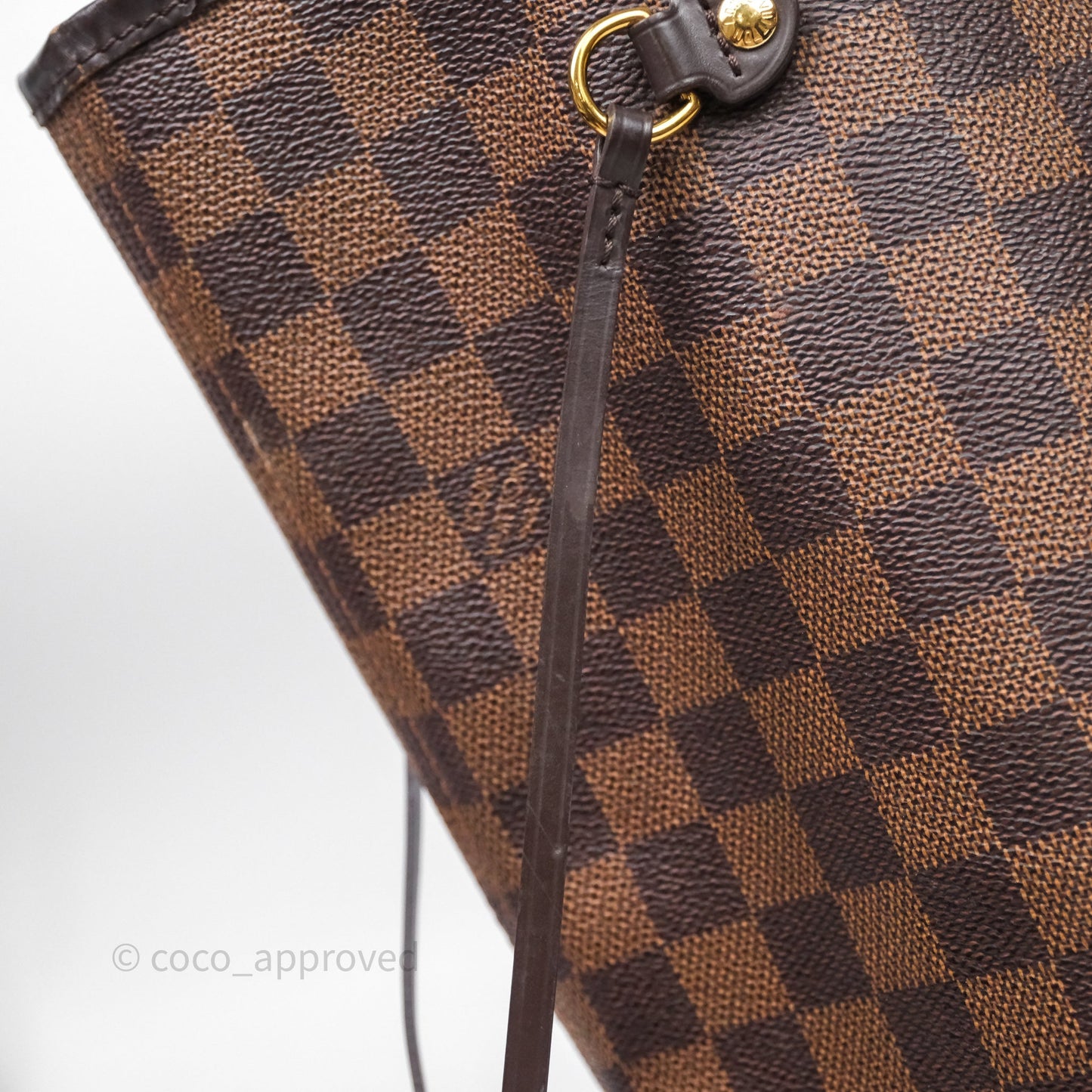 Louis Vuitton Neverfull Tote Bag GM Damier Ebene