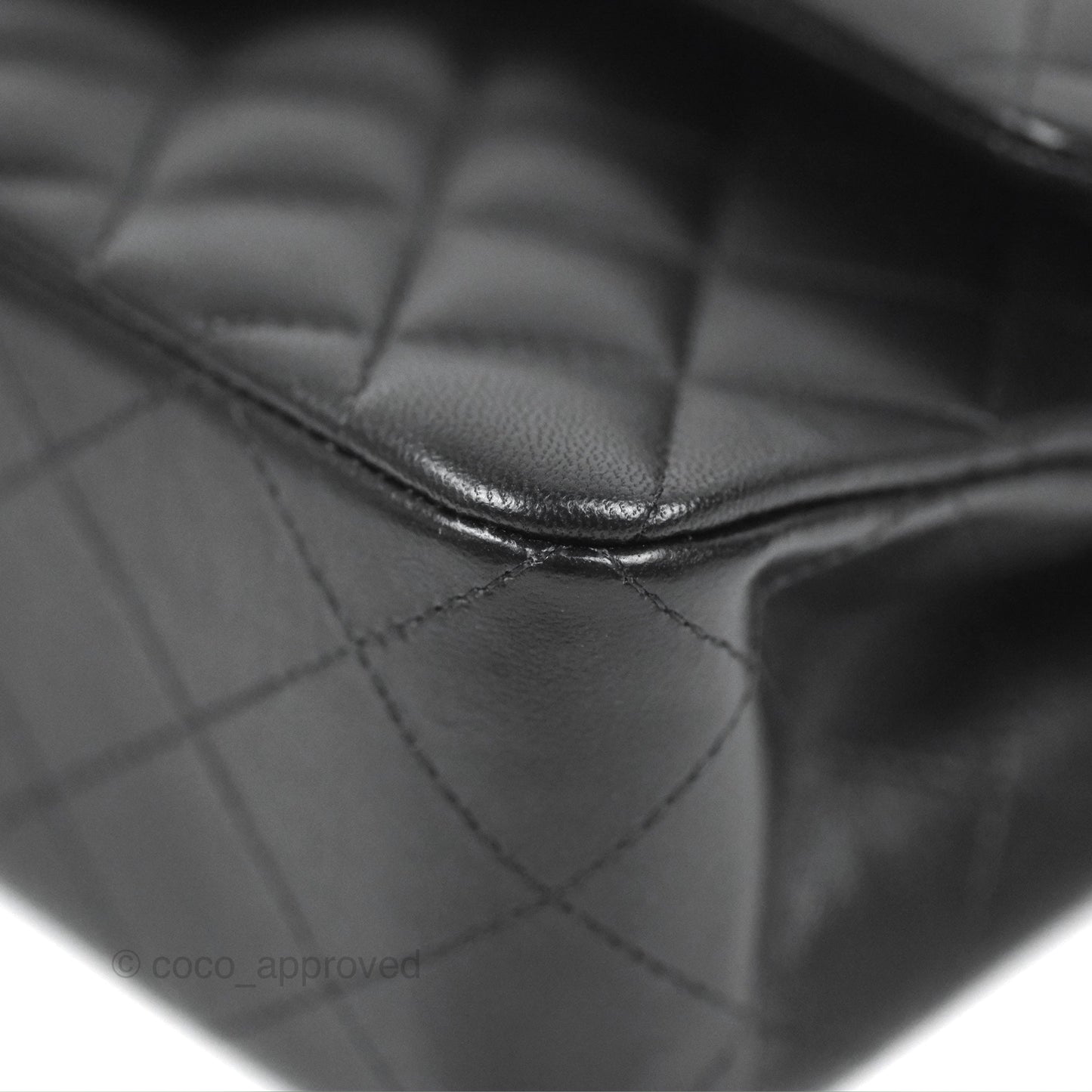 Chanel Small Classic Quilted Flap Black Lambskin Silver Hardware