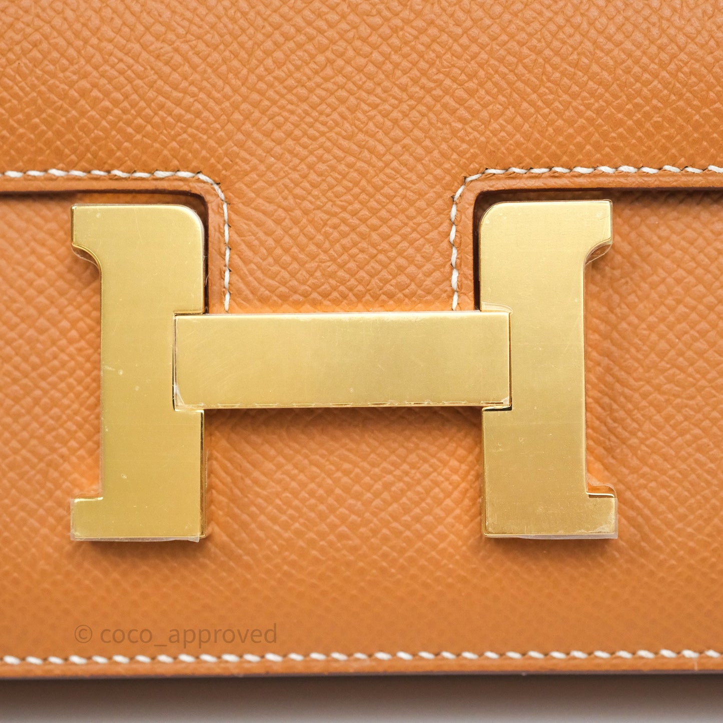 Hermès Constance Elan Gold 37 Epsom Gold Hardware