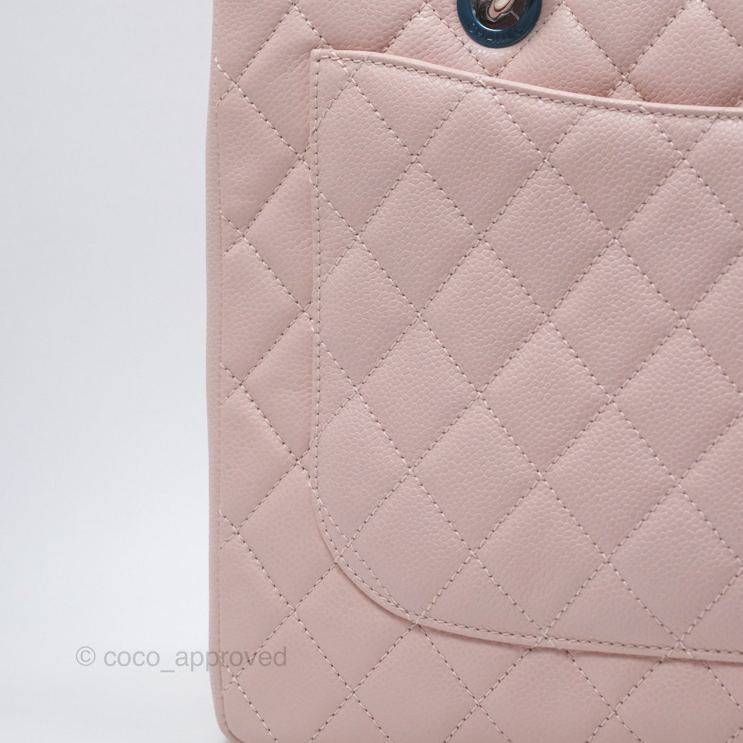 Chanel GST Pink Caviar Silver Hardware