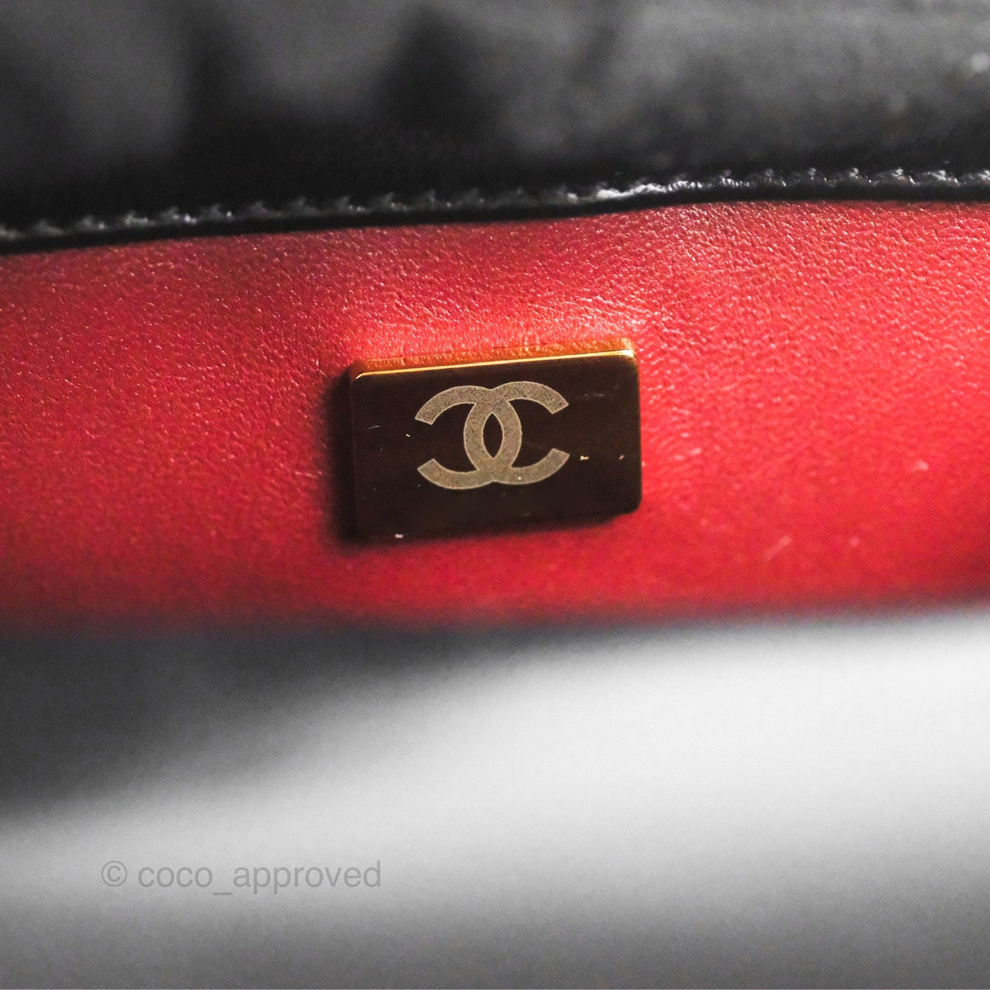Chanel Quilted Mini Perfect Fit Adjustable Black Calfskin Aged Gold Hardware