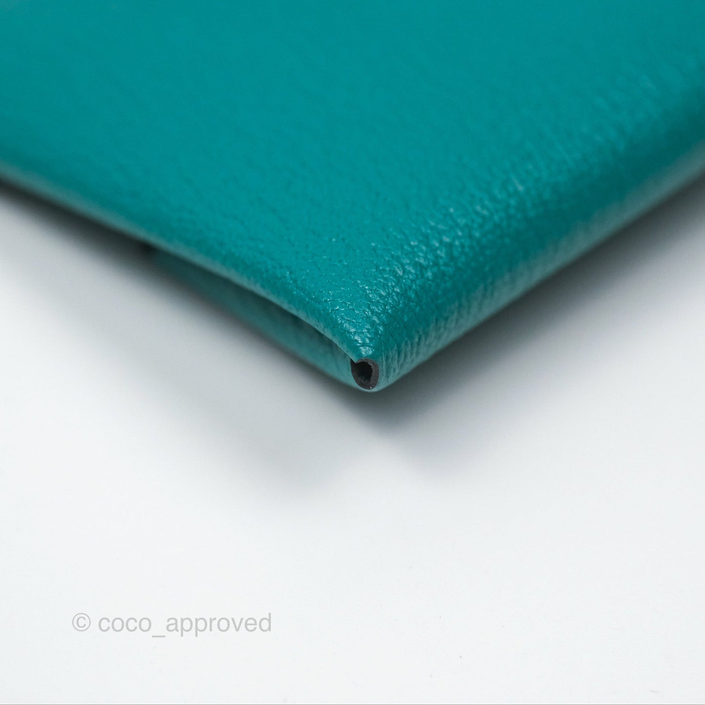 Hermès Bastia Coin Purse Green Chevre Mysore