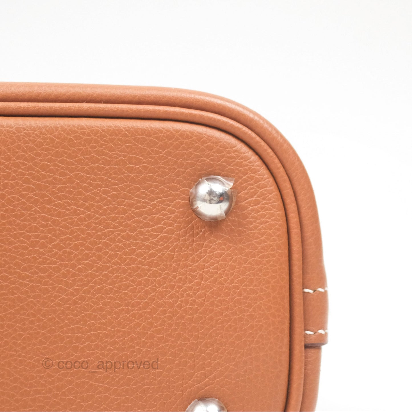 Hermès Bolide 1923 25 Gold 37 Evercolor Palladium Hardware