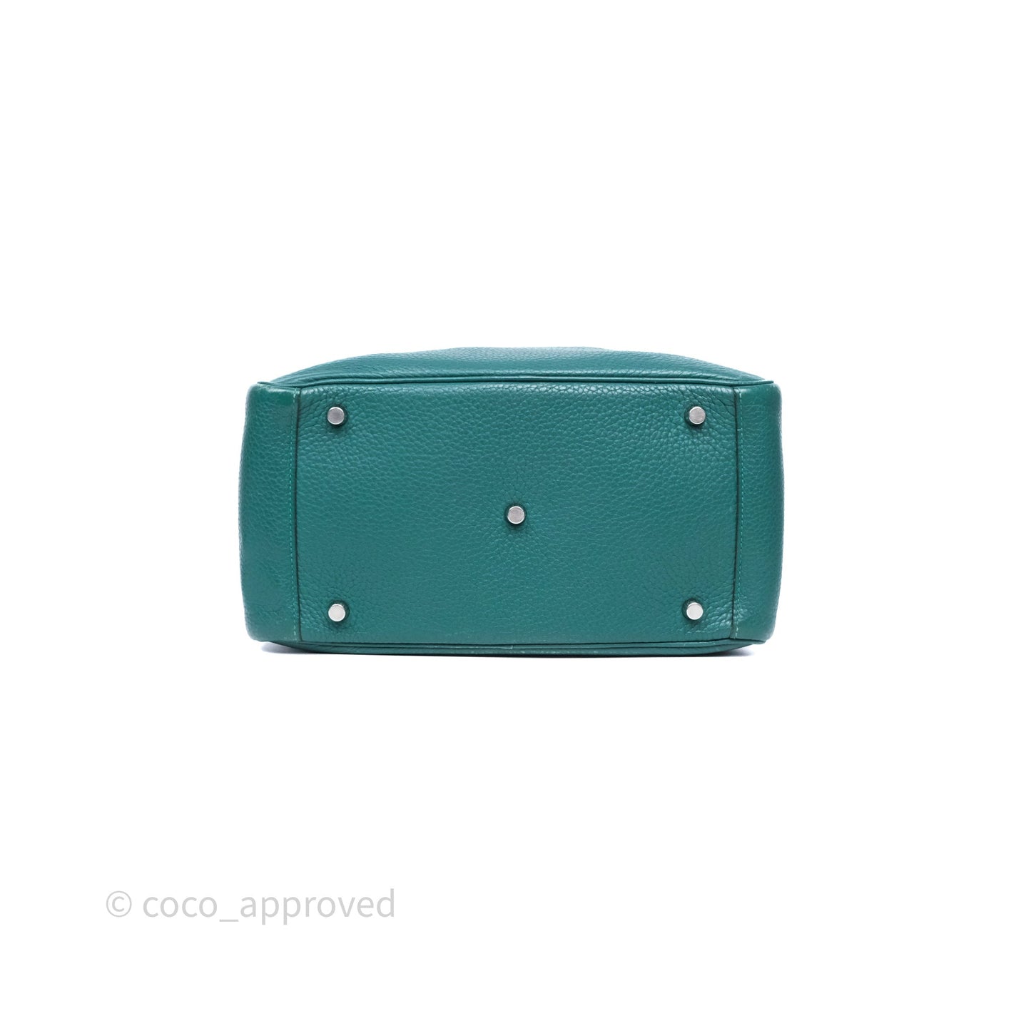 Hermès Lindy 30 Malachite Z6 Clemence Palladium Hardware