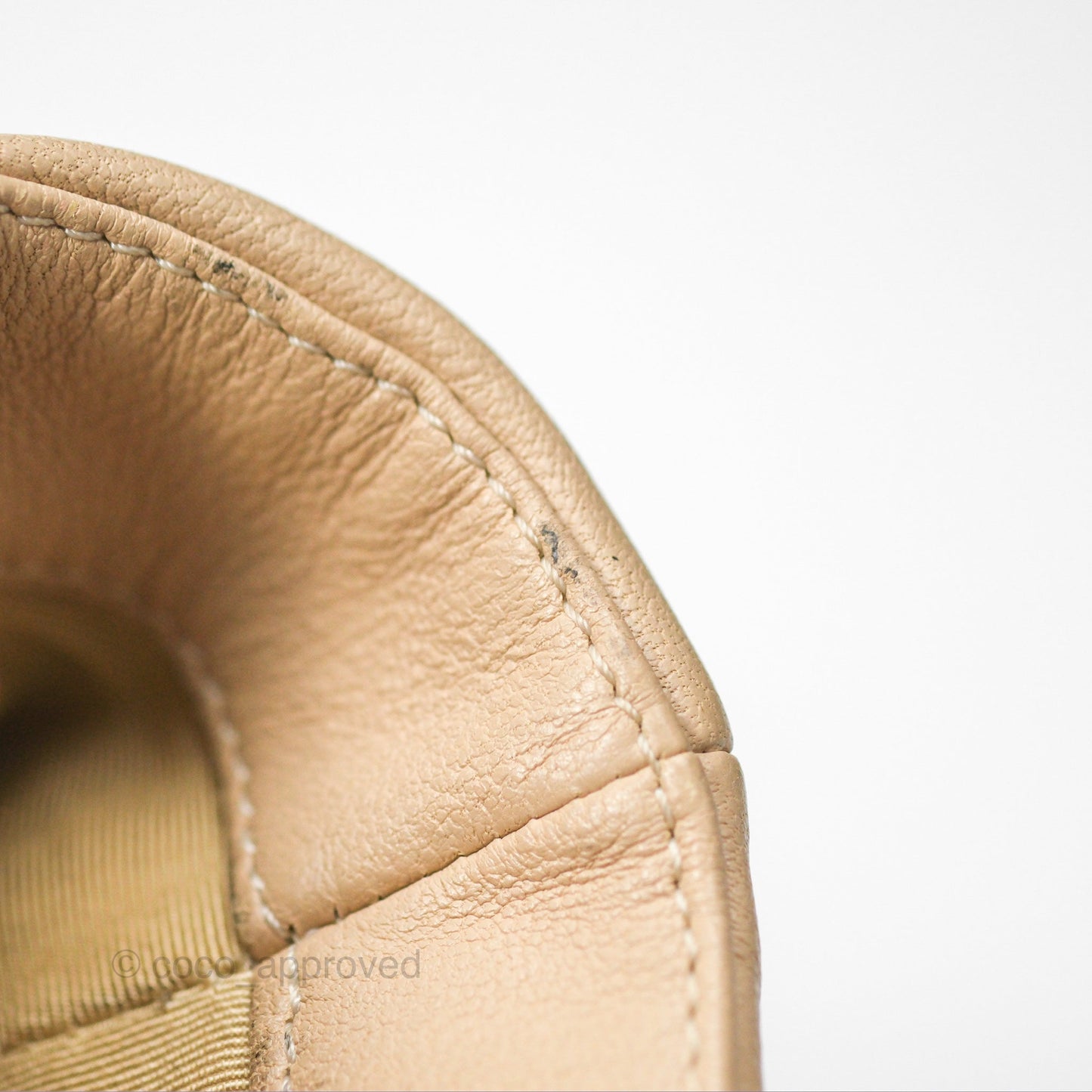 Chanel 19 Small Beige Goatskin Mixed Hardware