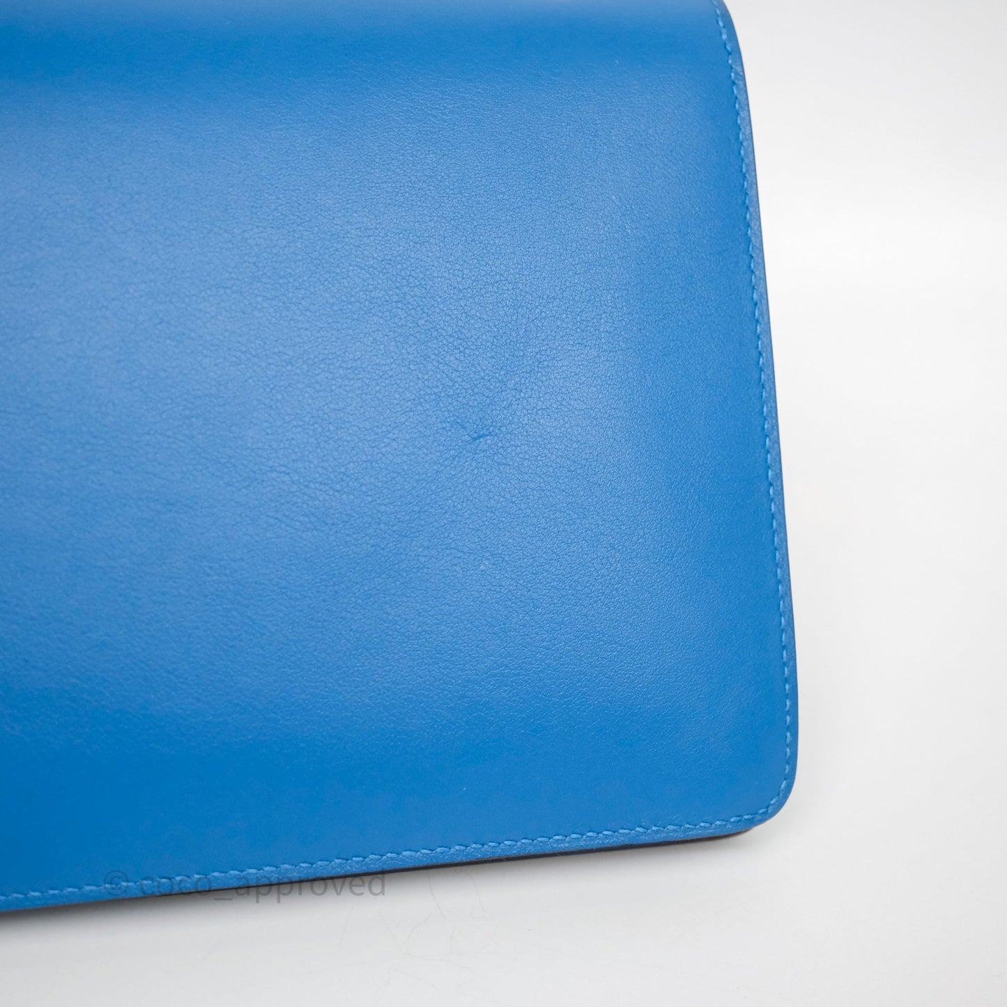 Hermès Catenina Bleu de Galice S7 Swift Palladium Hardware