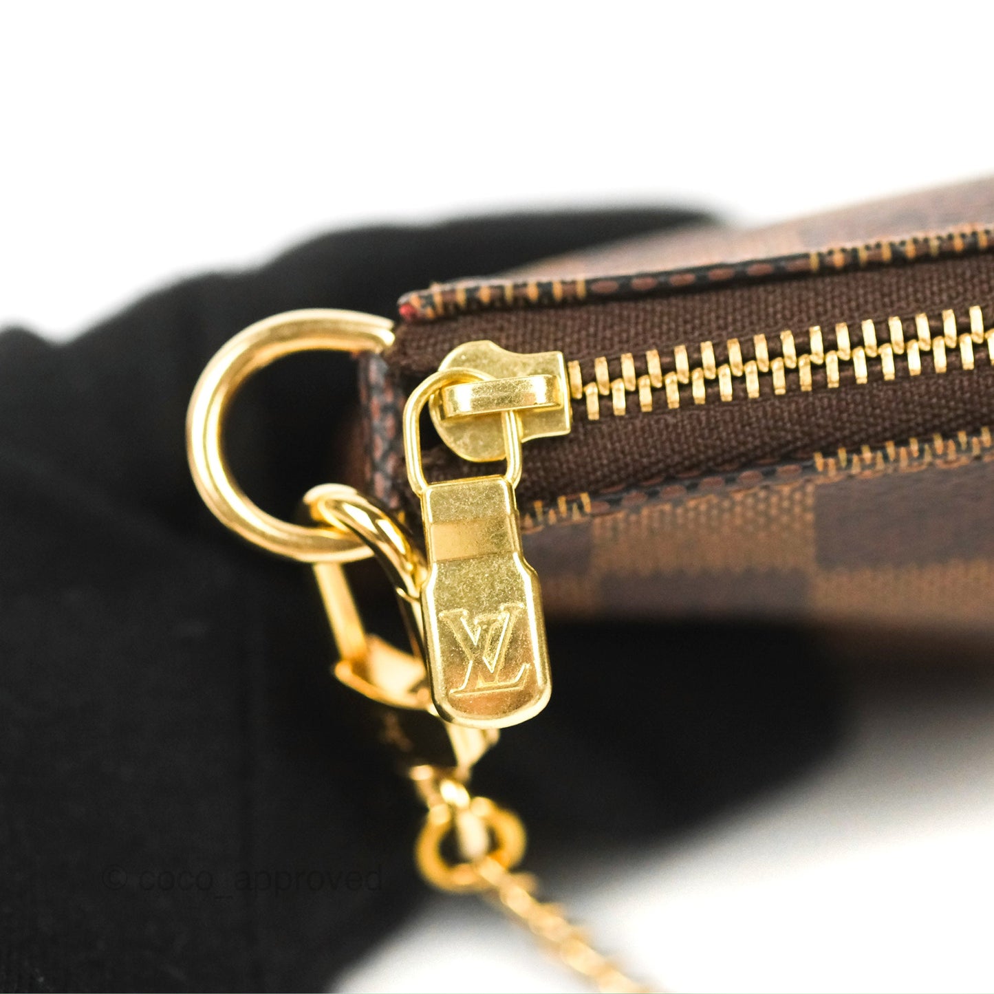 Louis Vuitton Damier Ebene Mini Pochette Accessories