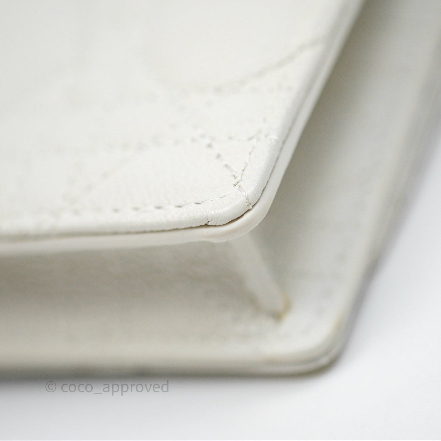 Dior Caro Pouch with Chain Latte Supple Cannage Calfskin