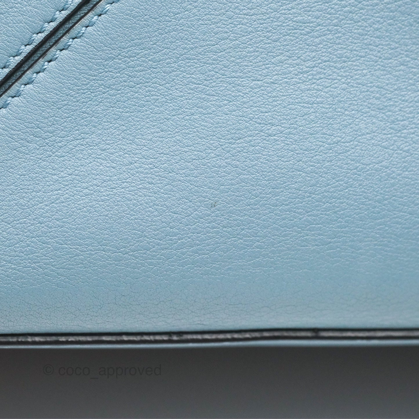 Loewe Small Puzzle Bag Stone Blue Calfskin
