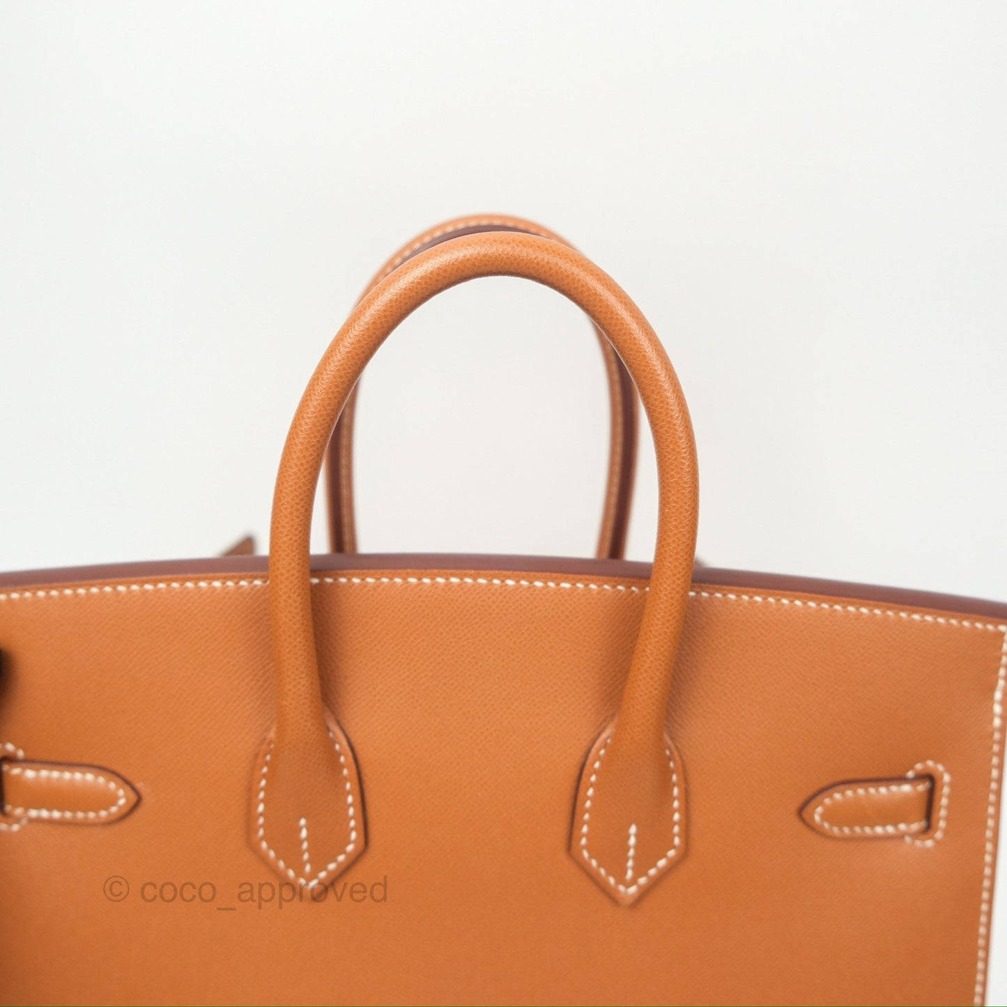 Hermes Birkin 25 Sellier Gold Madame Leather Gold Hardware