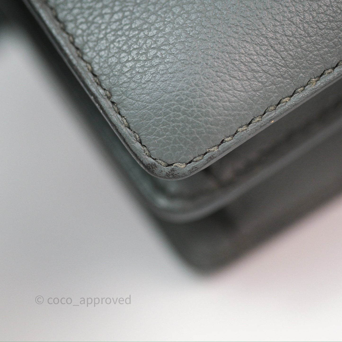 Hermès Roulis Mini 18 Vert Amancde 63 Evercolor Gold Hardware
