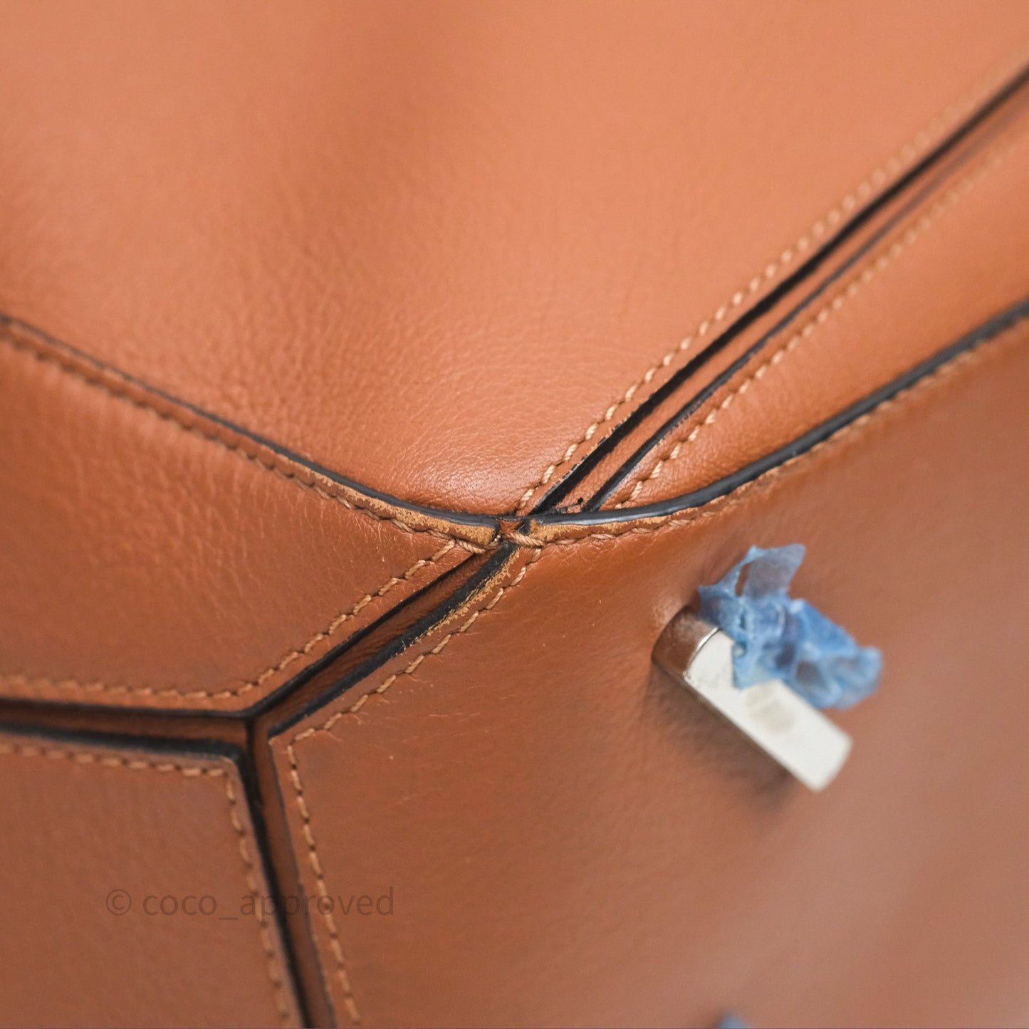 Loewe Medium Puzzle Bag Tan Calfskin