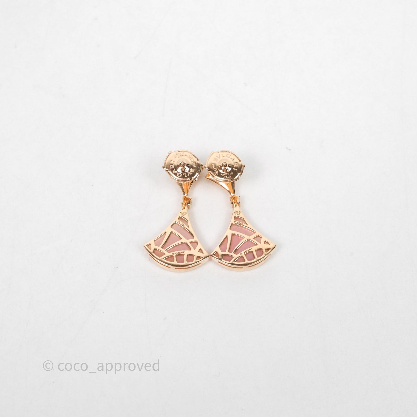 Bulgari Divas’ Dream Pink Rose Gold Diamonds Earrings