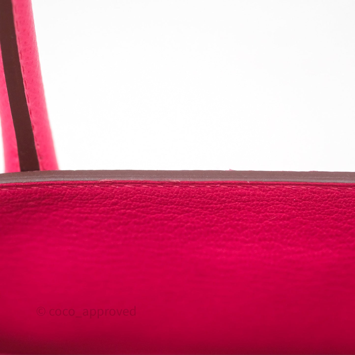 Hermès Birkin 30 Framboise 90 Epsom Palladium Hardware
