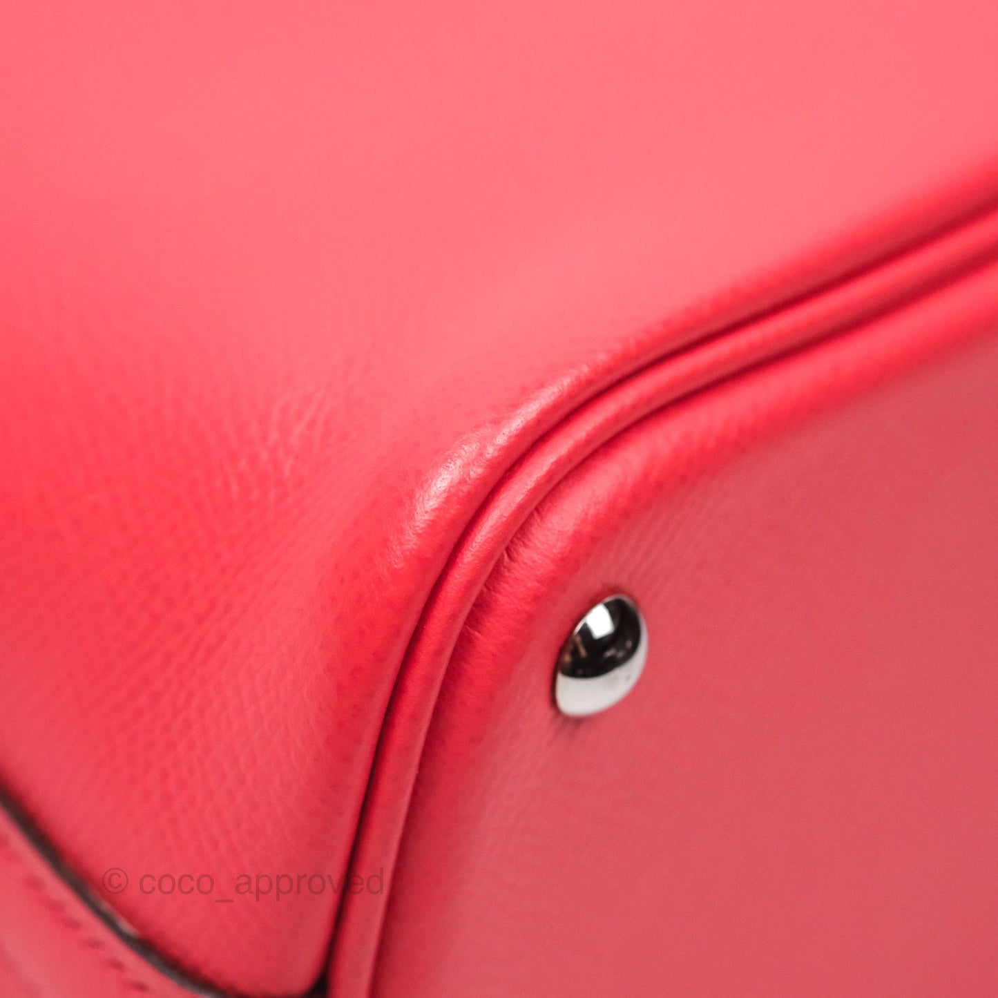 Hermès Bolide 27 Rose Jaipur T5 Epsom Palladium Hardware