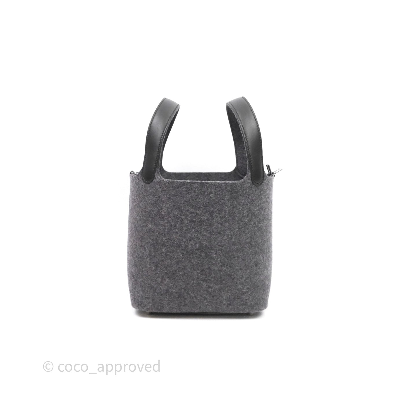 Hermes Picotin 18 Wool Gris Palladium Hardware