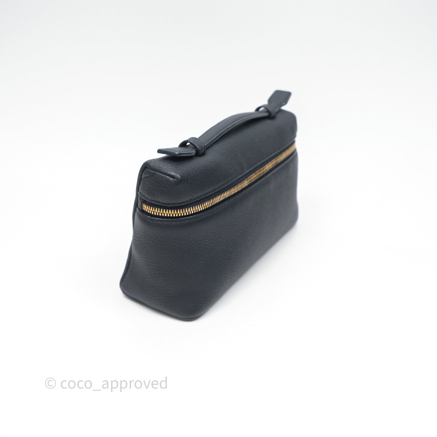 Loro Piana Extra Pocket L19 Navy Grained Calfskin
