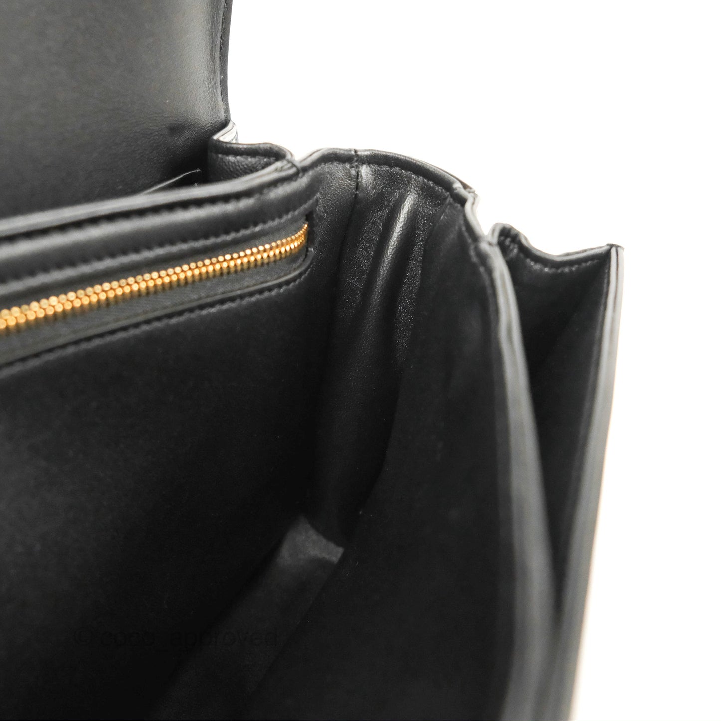 Celine Medium Triomphe Black Shiny Calfskin