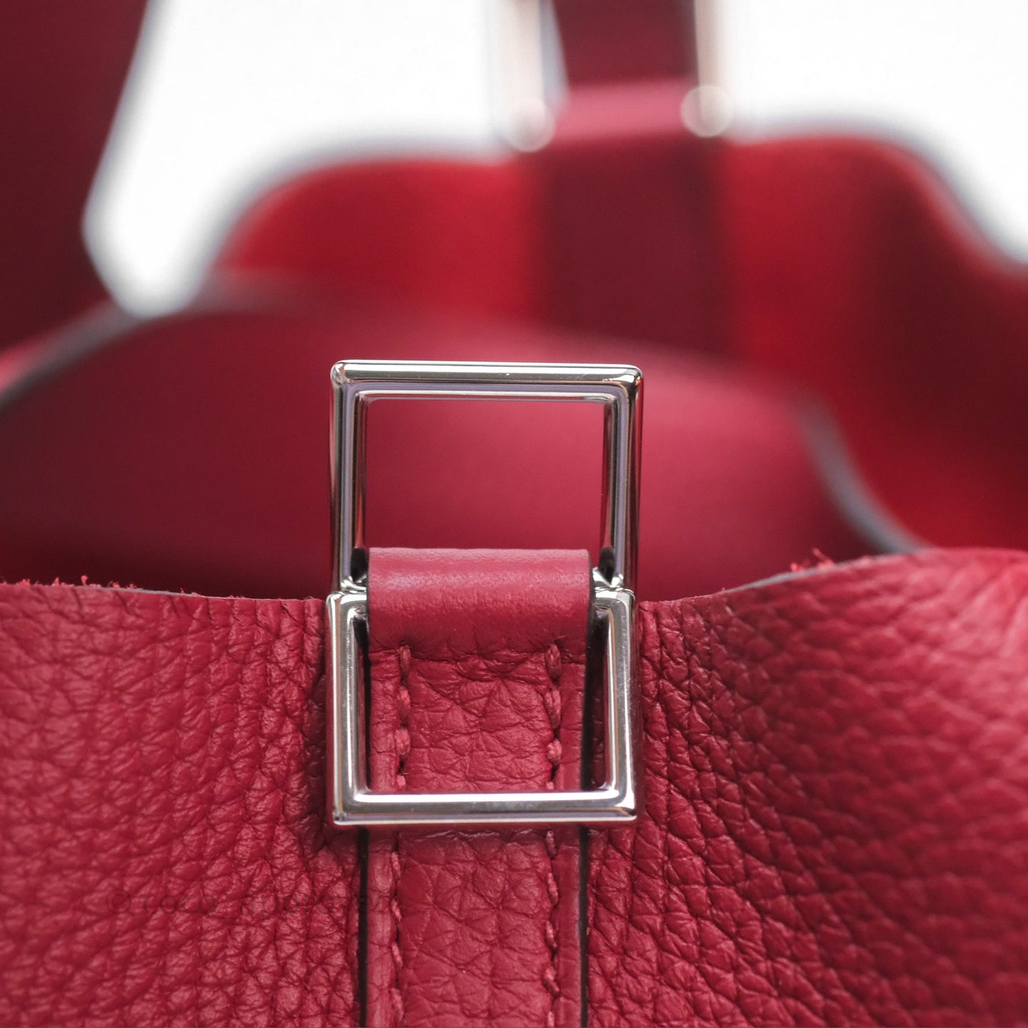Hermès Picotin Lock 18 Rouge Grenat K1 Clemence Palladium Hardware