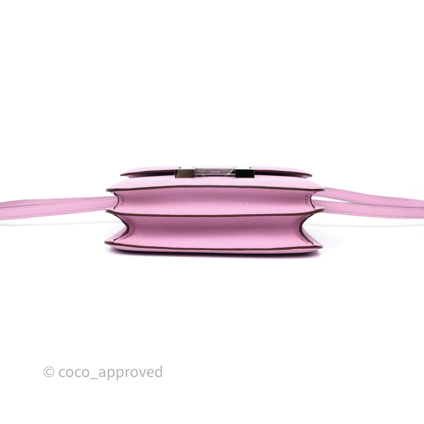 Hermès Constance Mini 18cm Mauve Sylvestre X9 Chevre Mysore Palladium Hardware