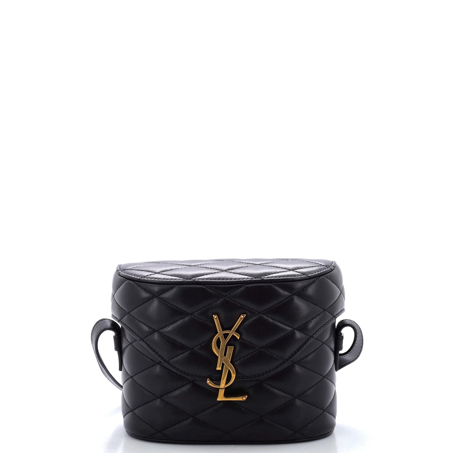 Luxury Saint Laurent June Box Bag Quilted Leather