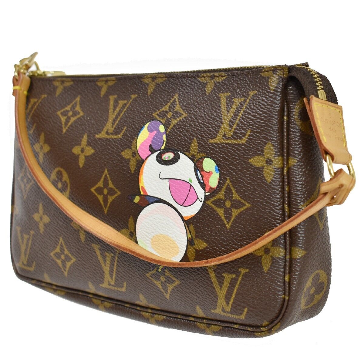 Louis Vuitton Pochette Accessoires  Canvas Clutch Bag ()