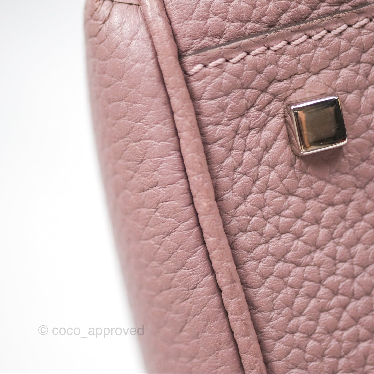 Moynat Pauline PM Bag Purple Calfskin Silver Hardware