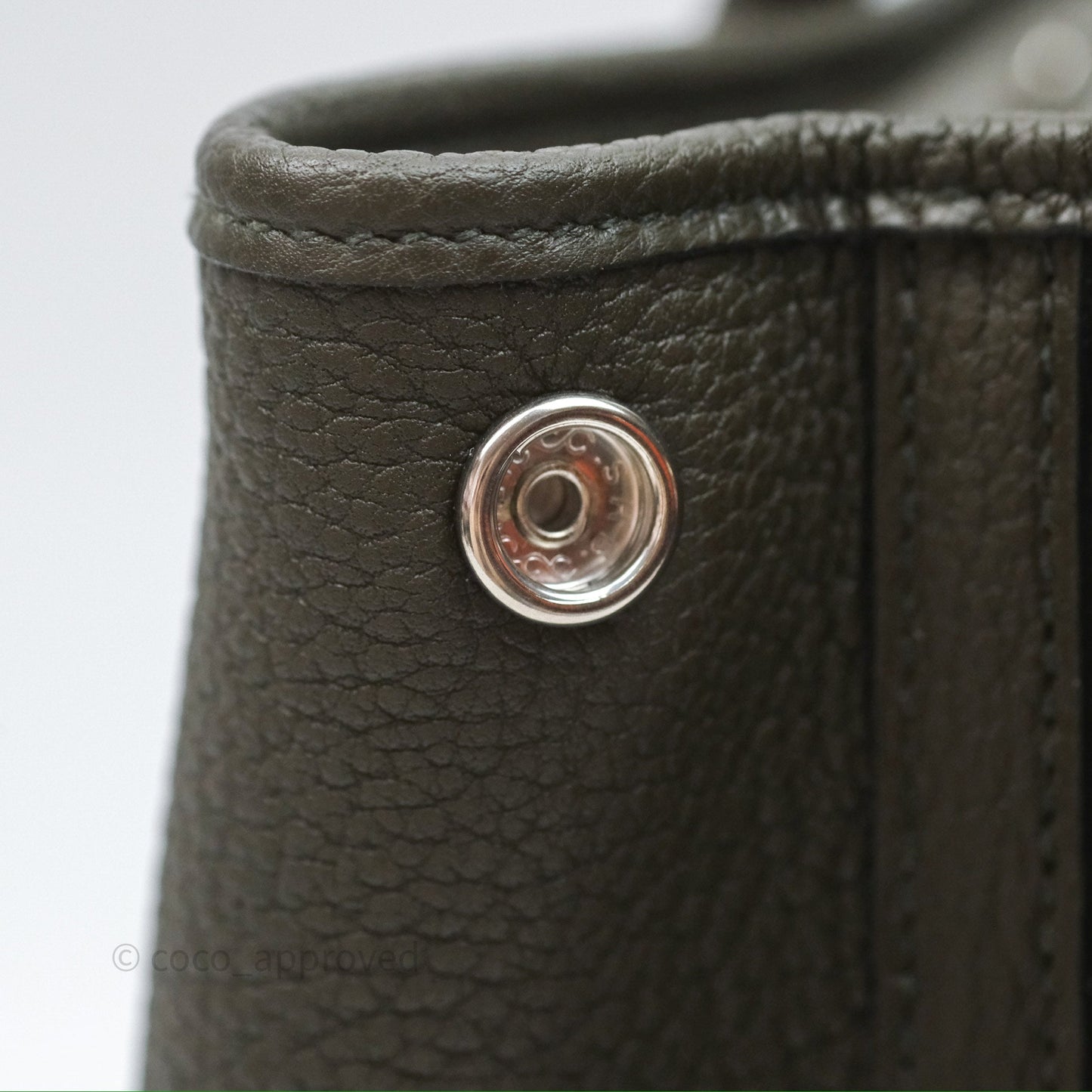 Hermès Garden Party 30 Vert Bronze 60 Negonda