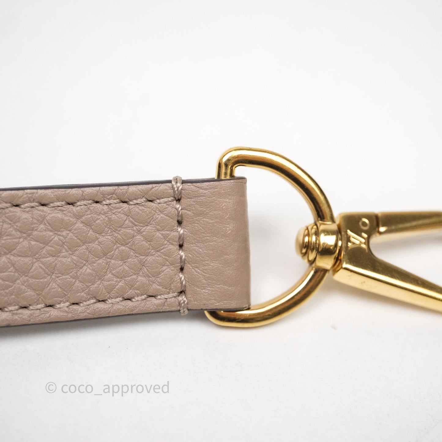 Louis Vuitton Taurillon Capucines BB Galet