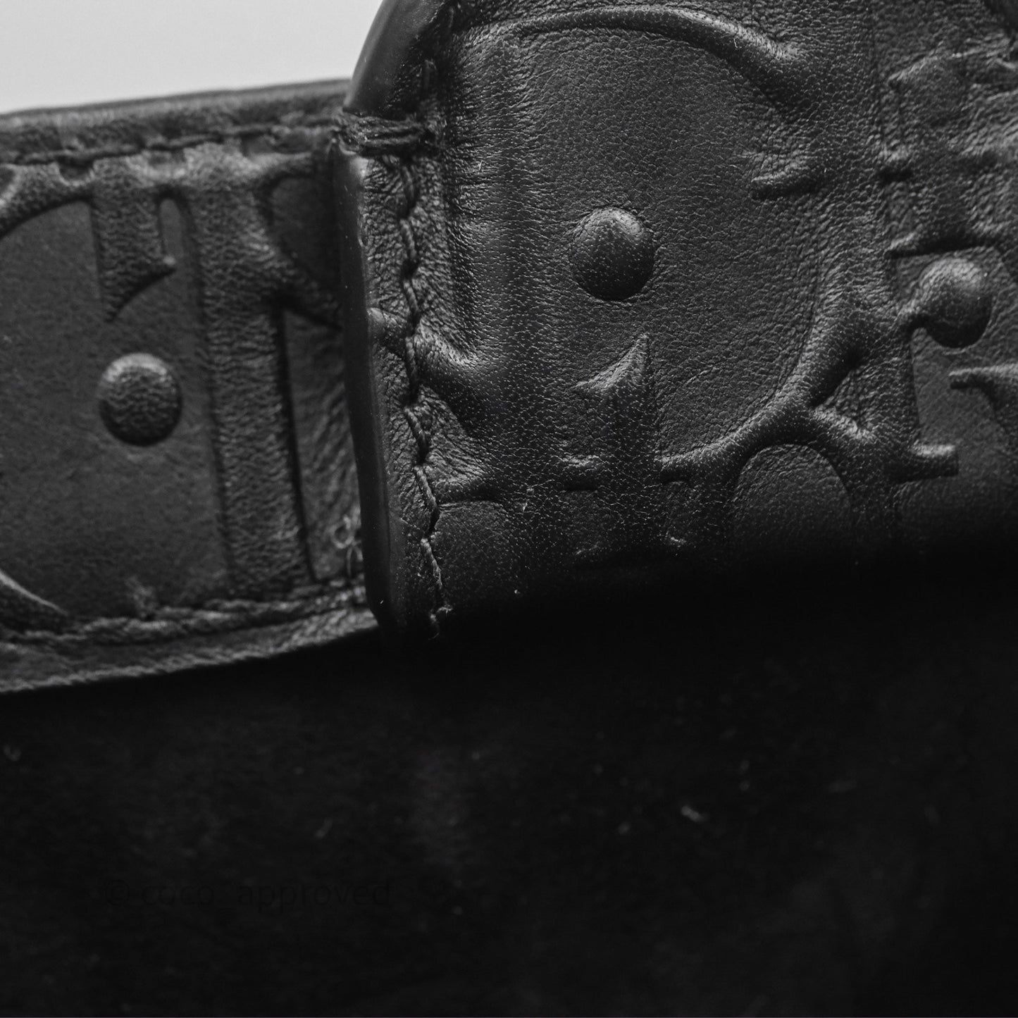 Christian Dior Medium Book Tote Black Calfskin