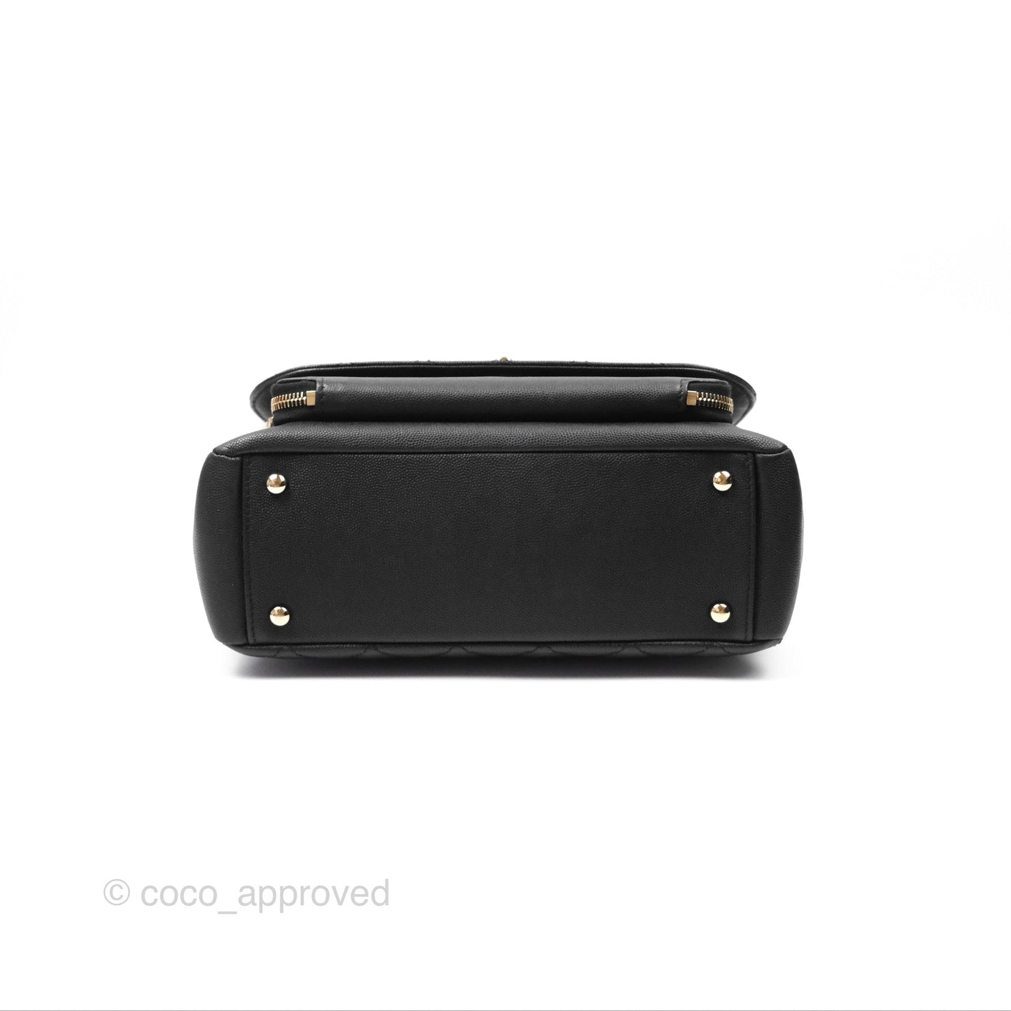 Chanel Quilted Large Business Affinity Flap Black Caviar Gold Hardware