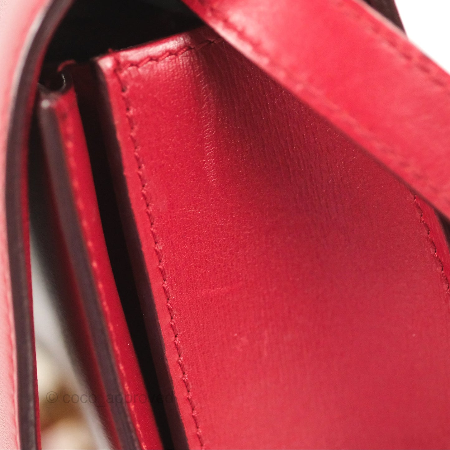 Celine Medium Classic Box Flap Red Calfskin