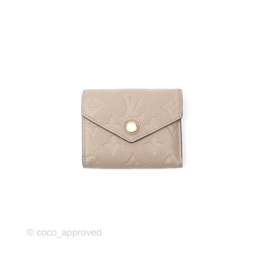 Louis Vuitton Zoé Wallet Monogram Empreinte Leather Turtledove