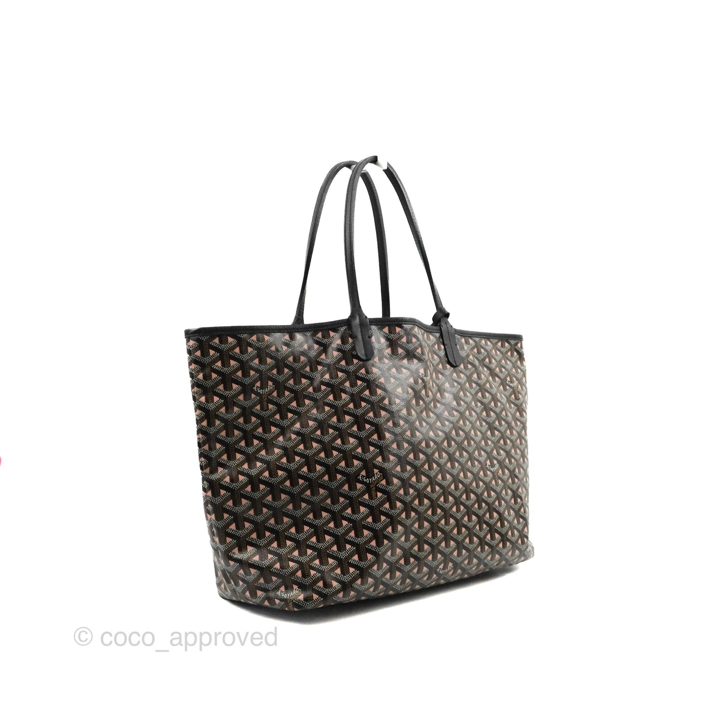 Goyard St. Louis Tote PM Clairvoie Black/Pink Japan Edition