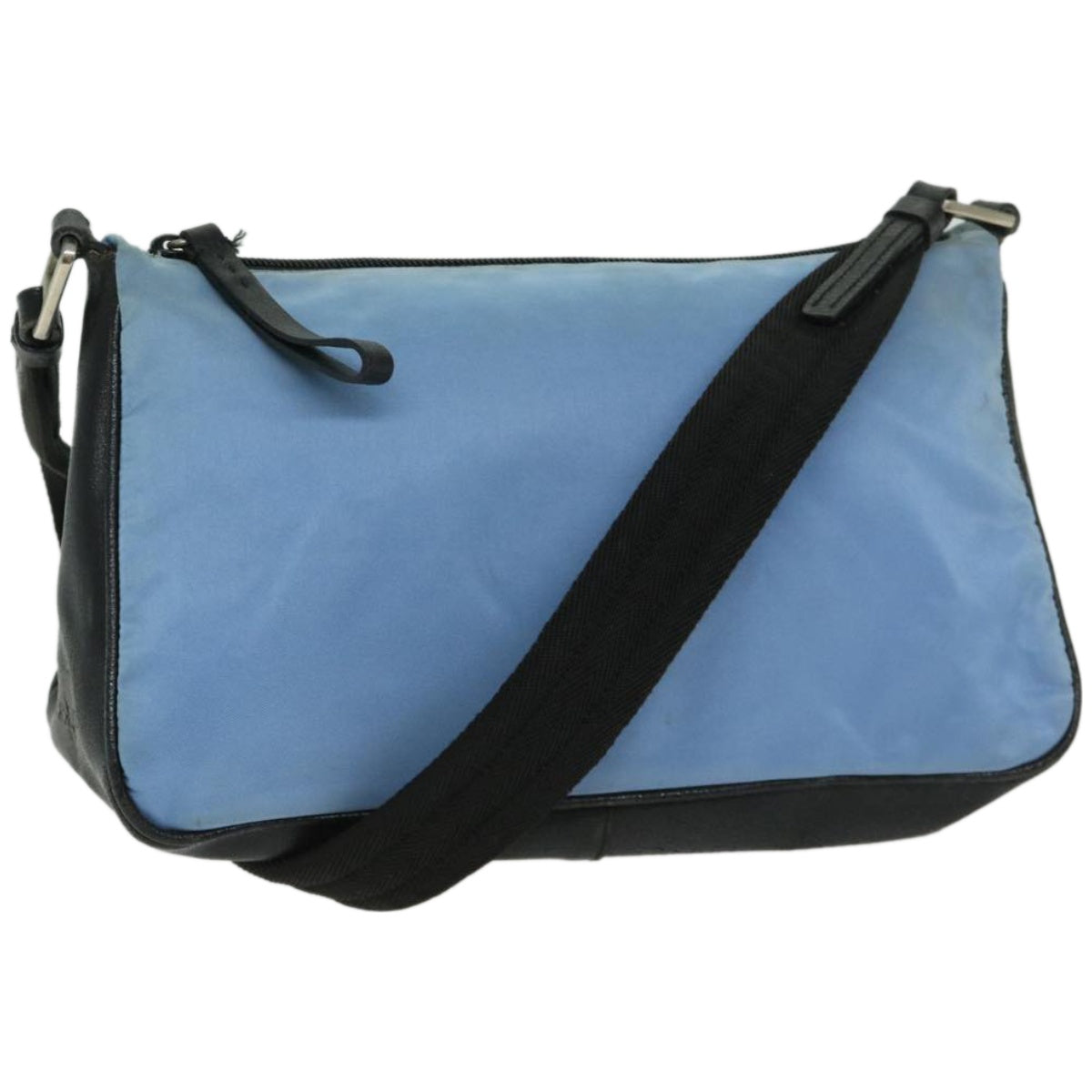 Luxury PradaShoulder Bag Nylon Light Blue 67213