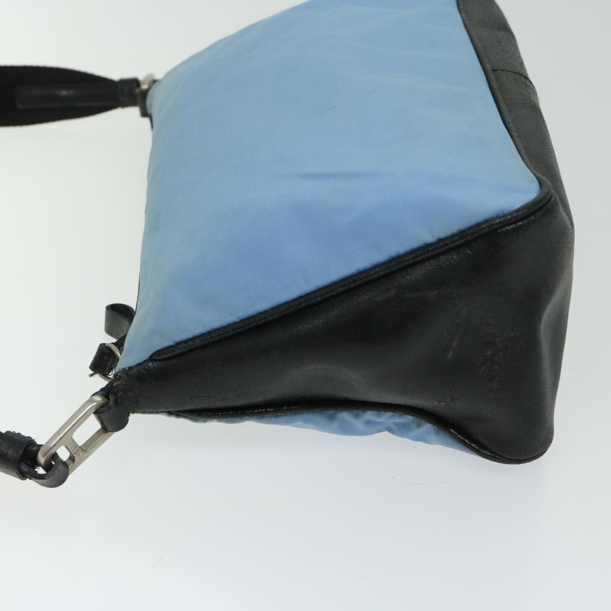 Luxury PradaShoulder Bag Nylon Light Blue 67213