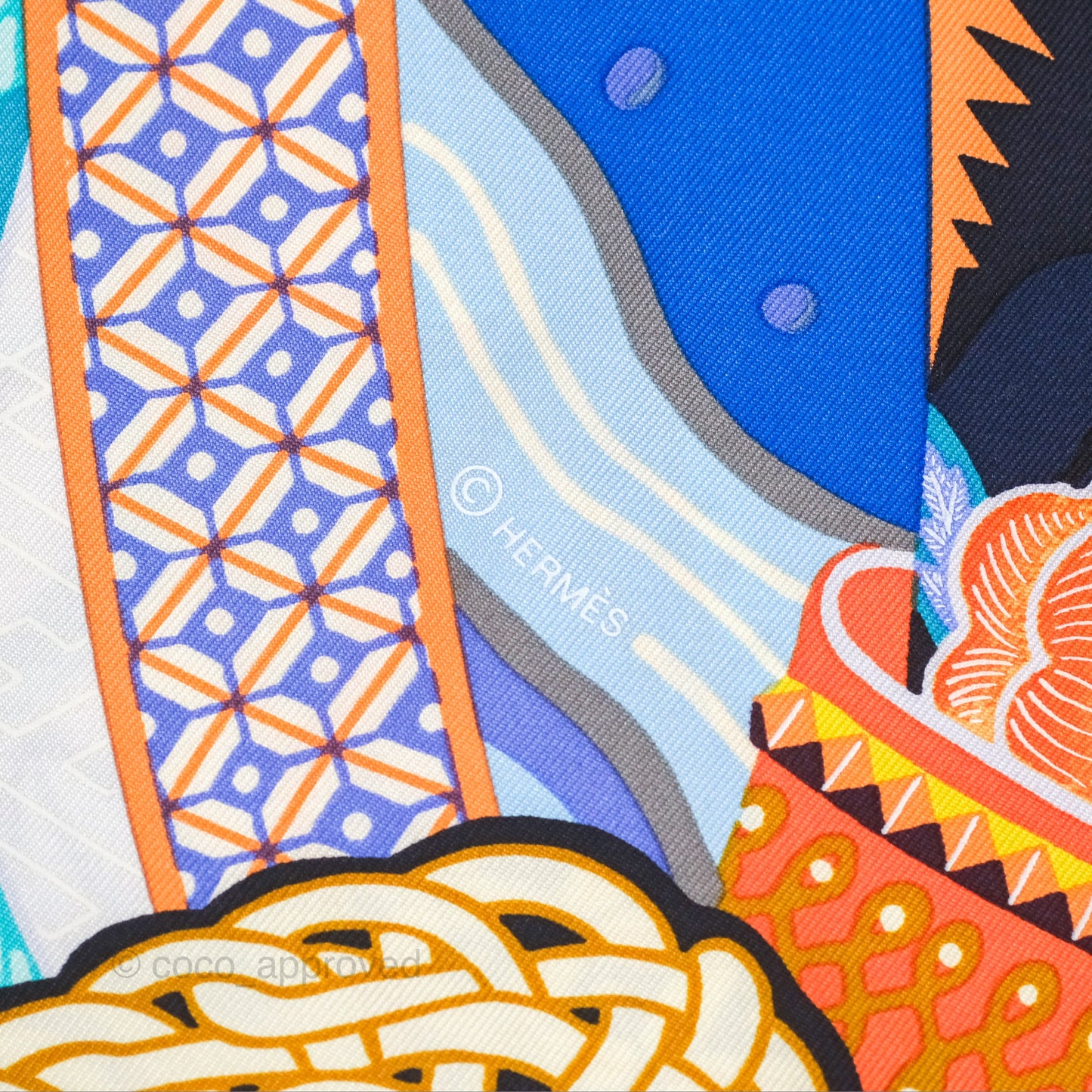 Hermes Duo Cosmique Scarf 90