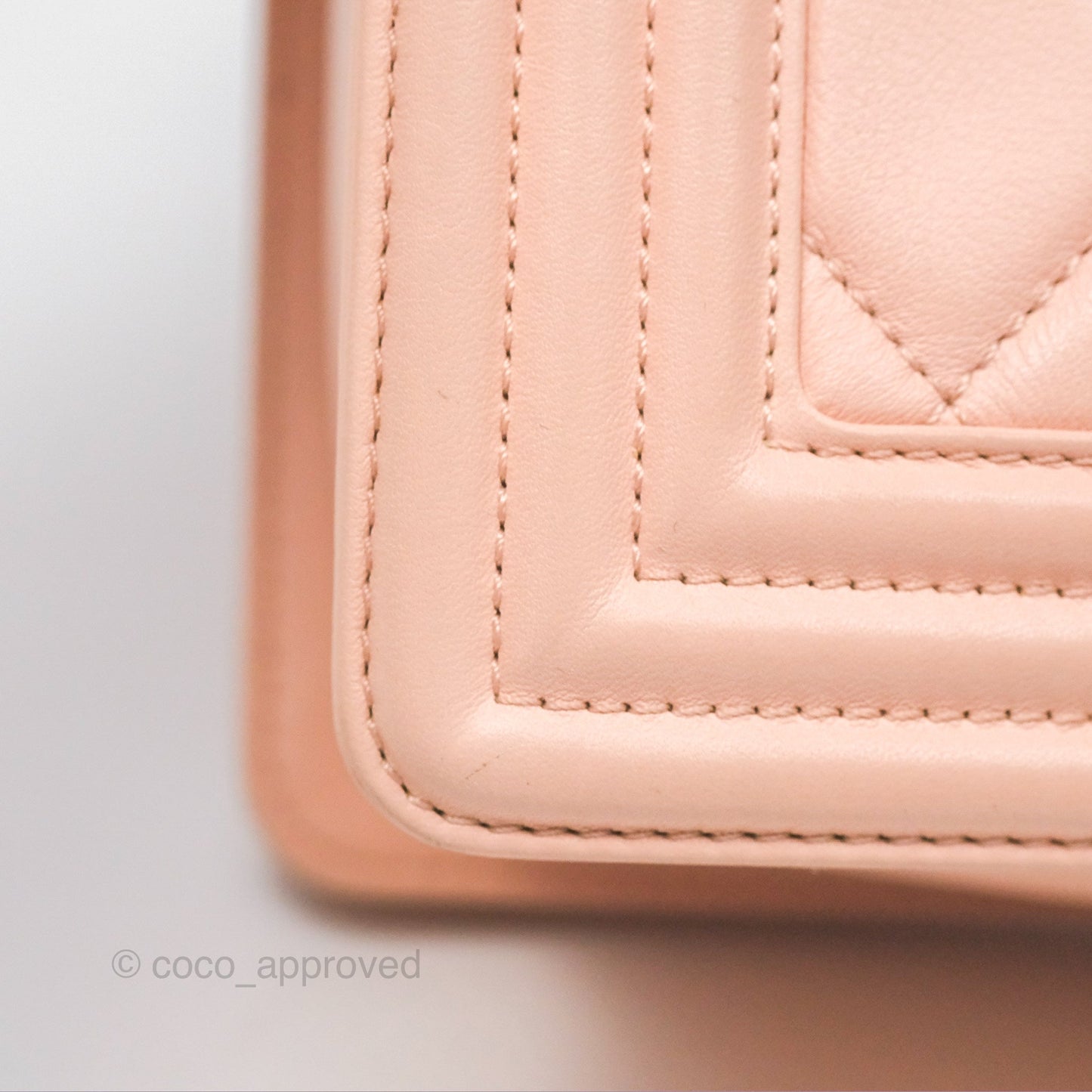 Chanel Quilted New Medium Boy Pink Lambskin Ruthenium Hardware