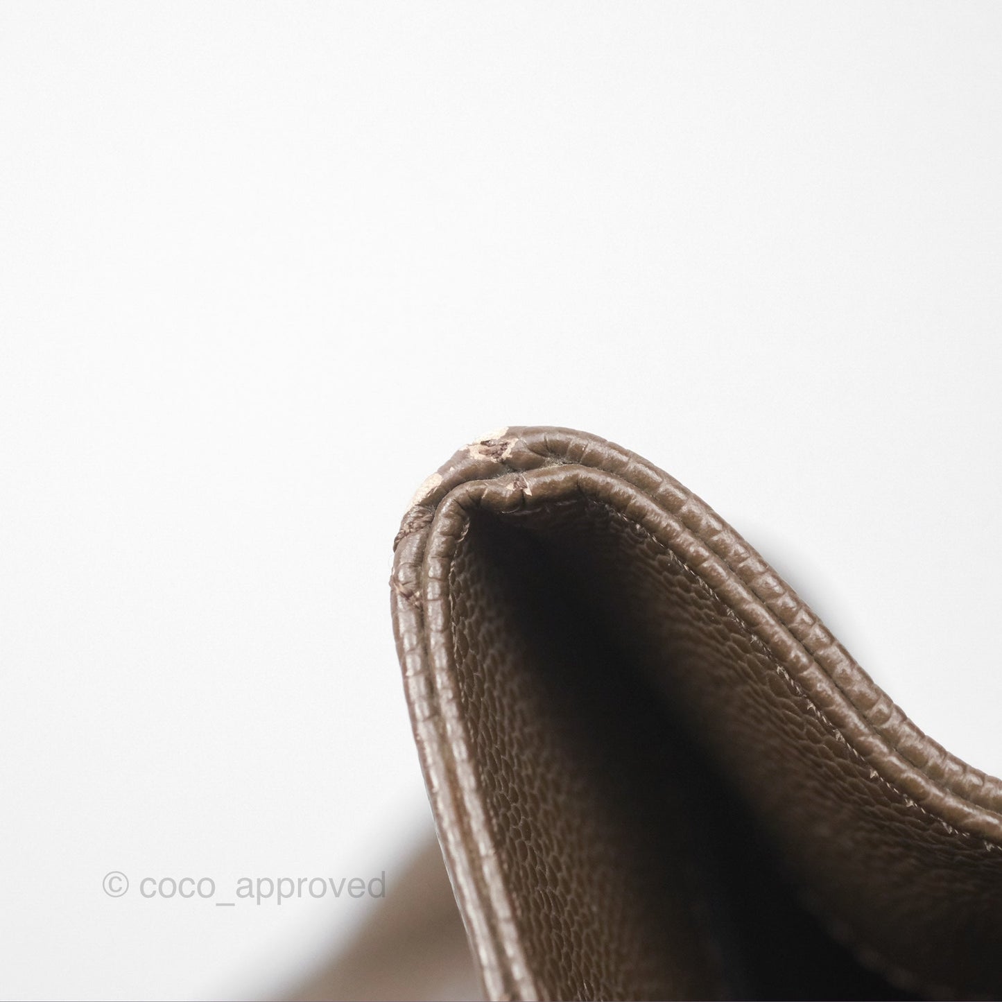 Chanel GST Chocolate Brown Caviar Silver Hardware