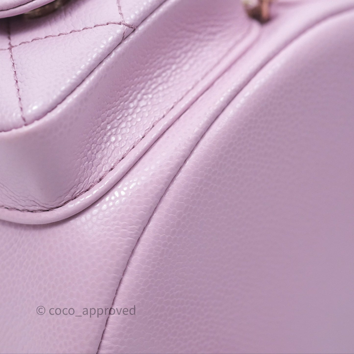 Chanel Mini Duma Backpack Pink Lilac Caviar Gold Hardware