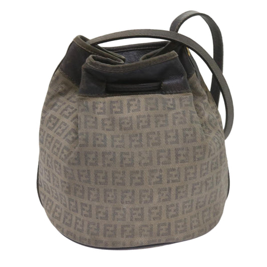 Luxury FendiZucchino Canvas Shoulder Bag Navy67351