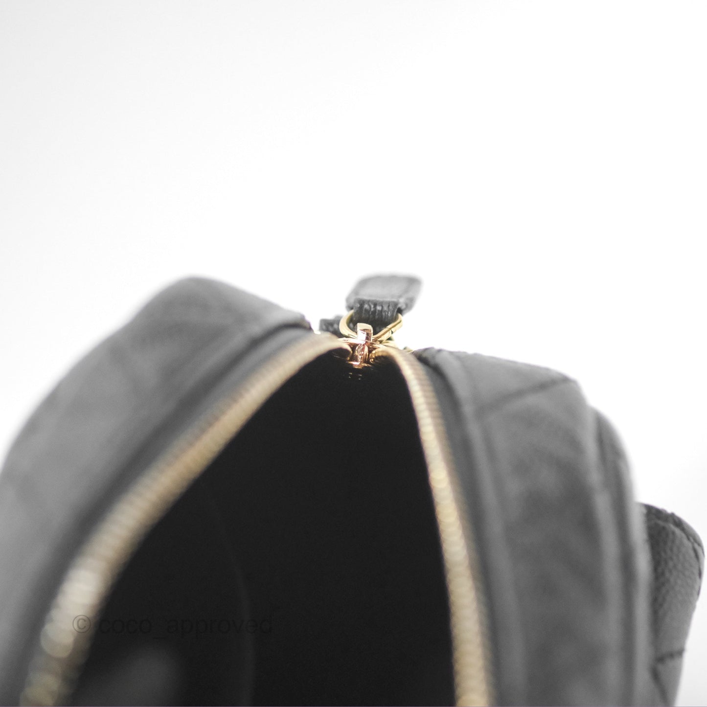 Chanel CC Day Camera Bag Black Caviar Gold Hardware