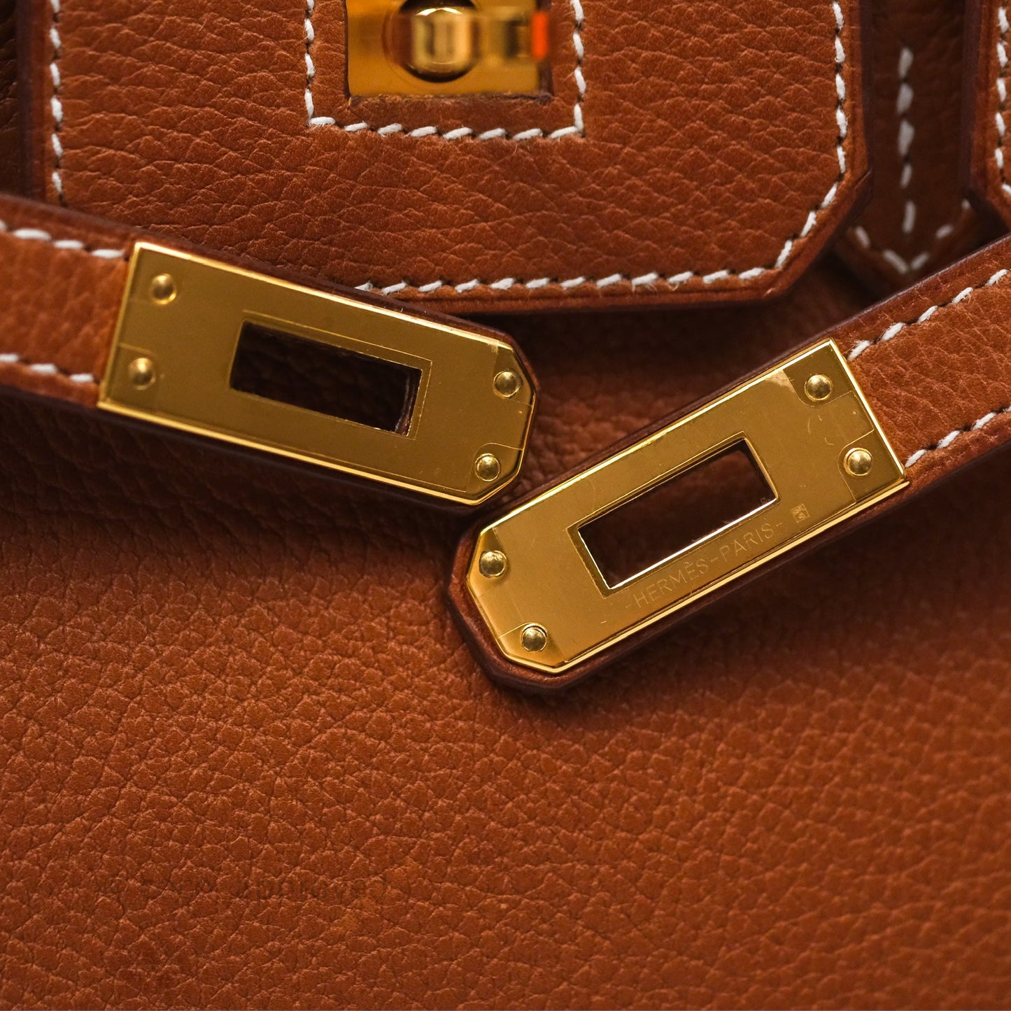Hermès Birkin 25 Retourne Fauve 34 Barenia Gold Hardware