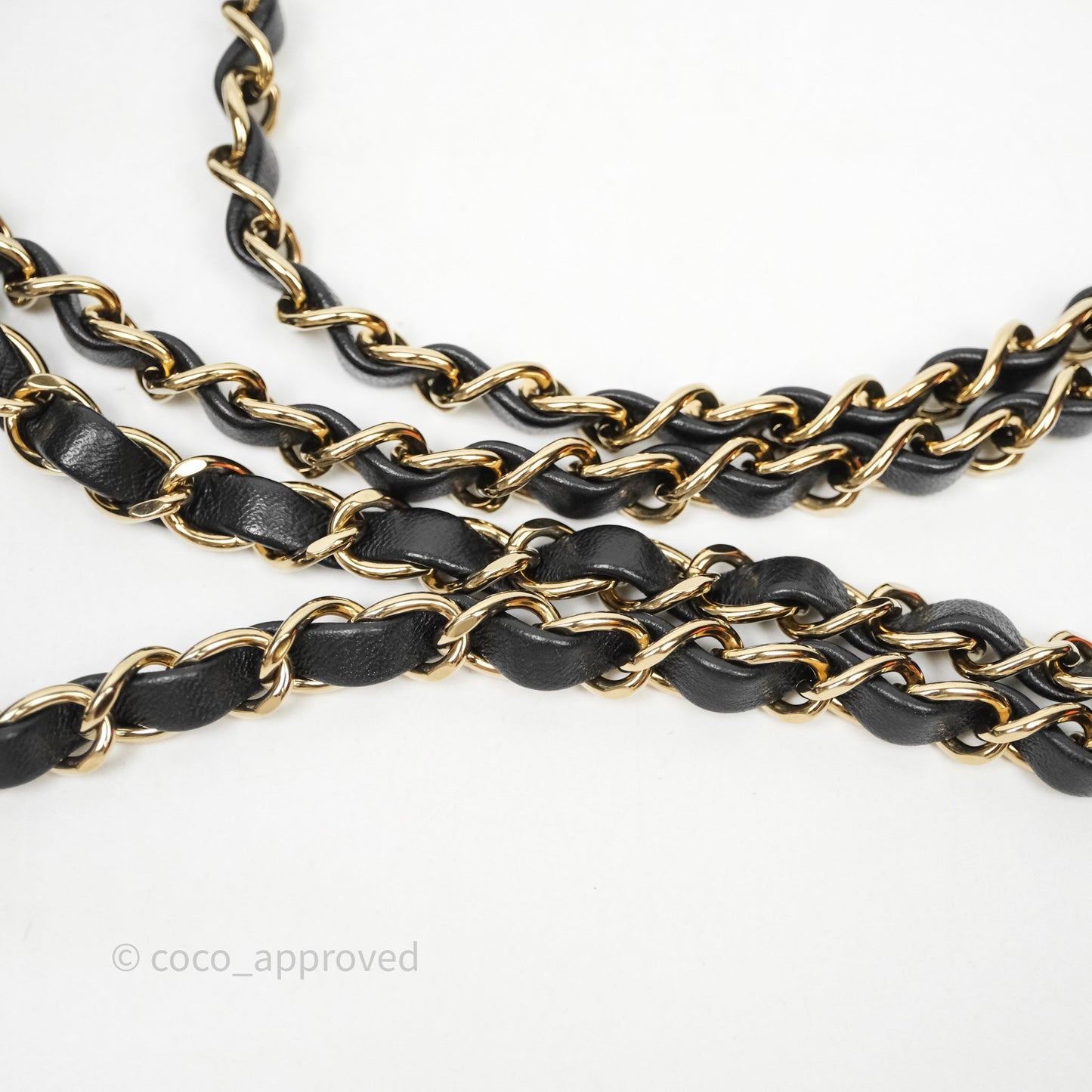 Chanel Mini Square Quilted Black Lambskin Gold Hardware