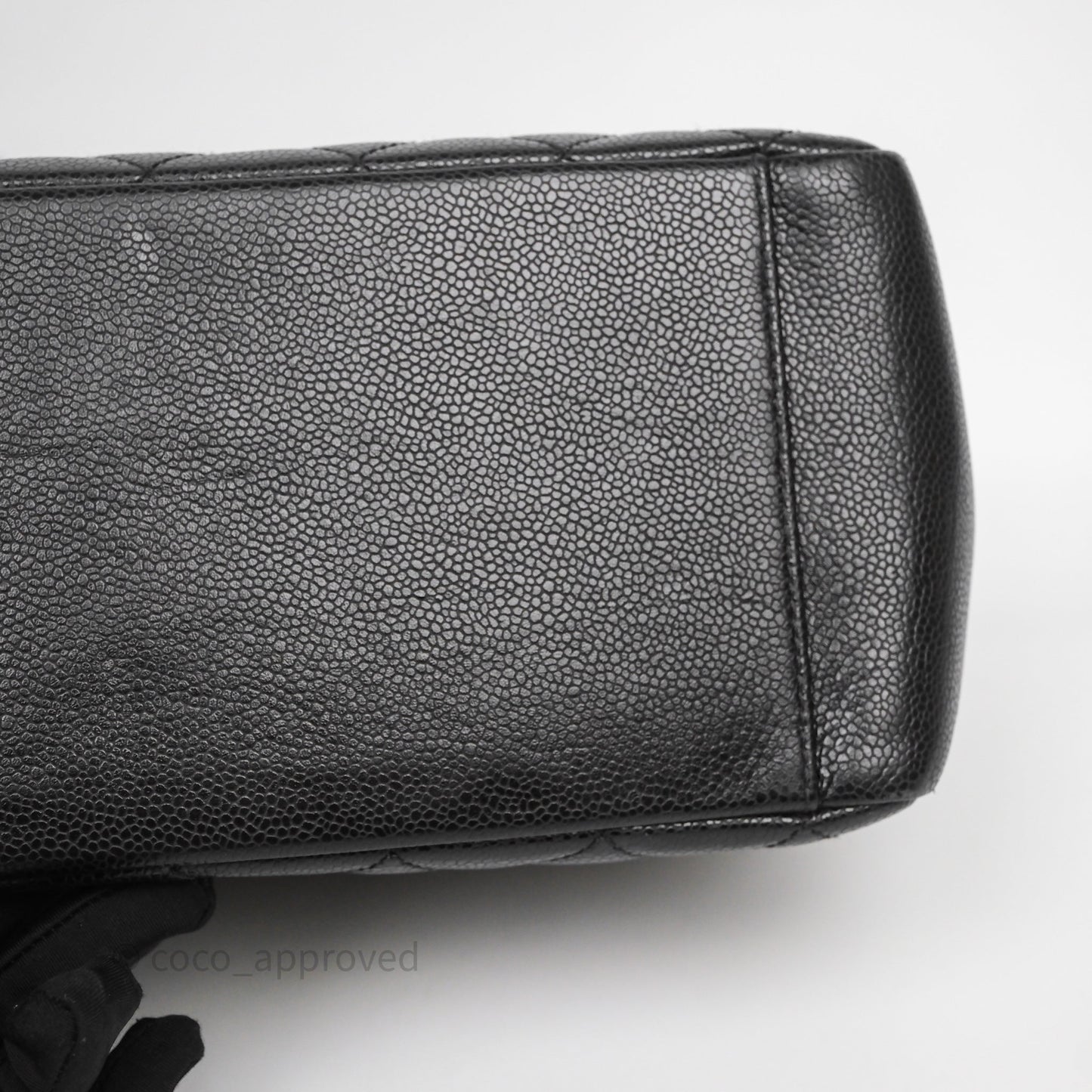 Chanel GST Black Caviar Silver Hardware