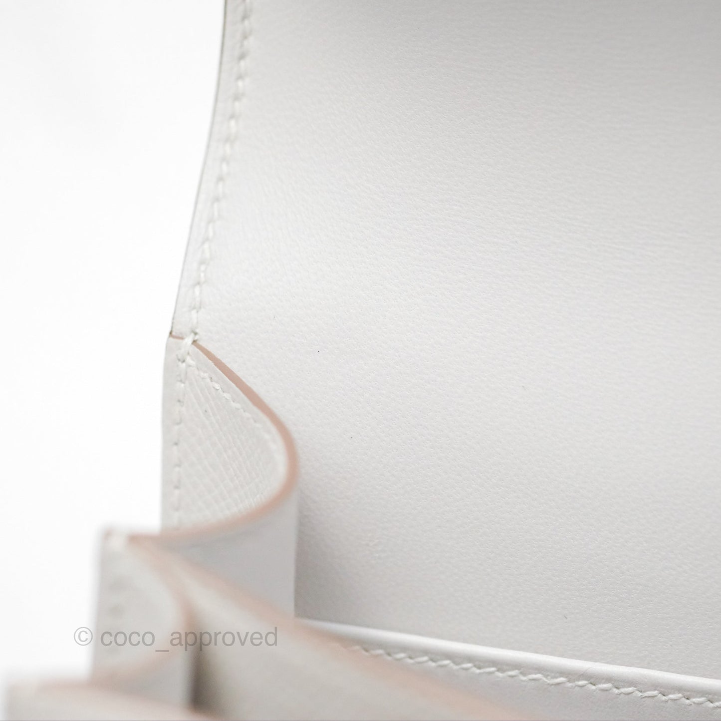 Hermès Constance Mini 18cm Mirror Gris Pale Epsom Gold Hardware