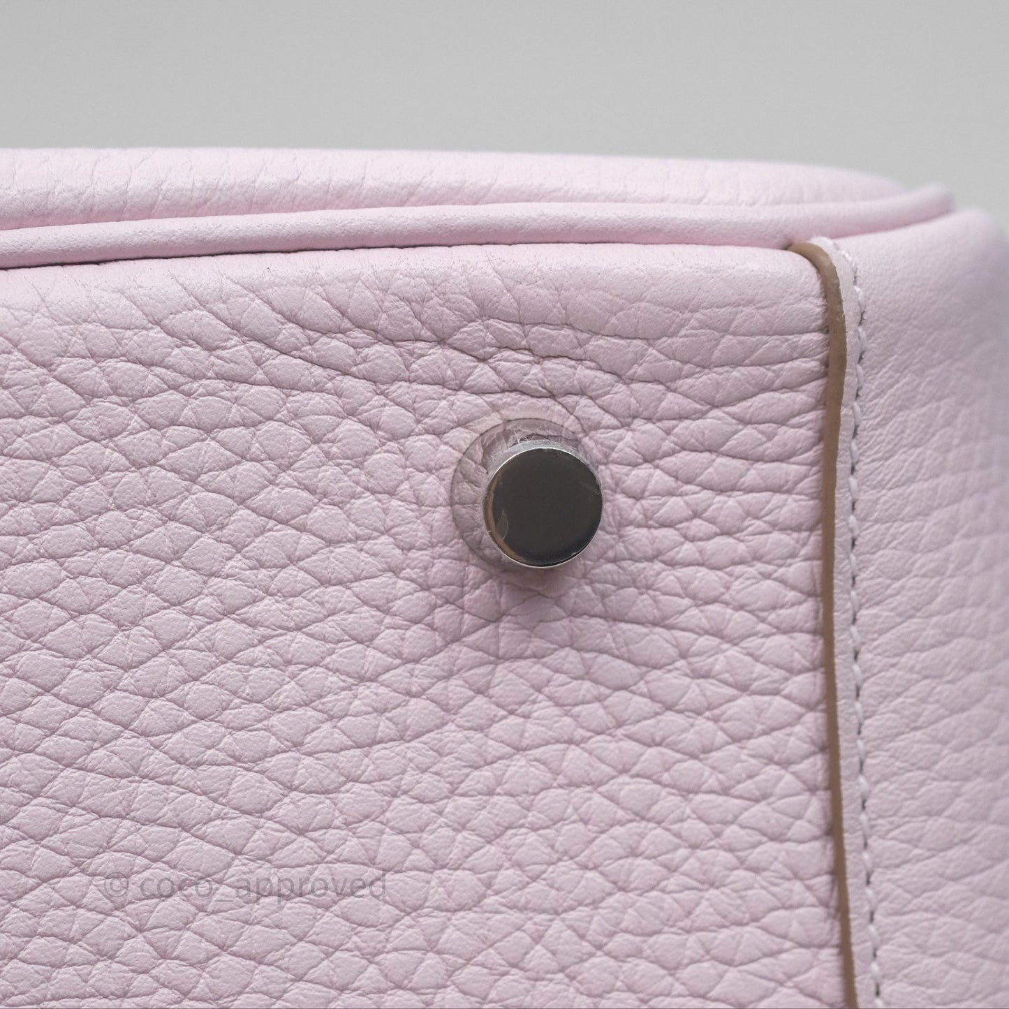 Hermès Lindy 26 Mauve Pale 09/Nata I2 Clemence Palladium Hardware