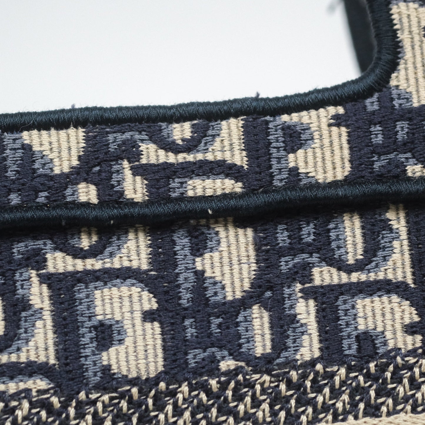 Dior Mini Book Tote Blue Oblique Canvas
